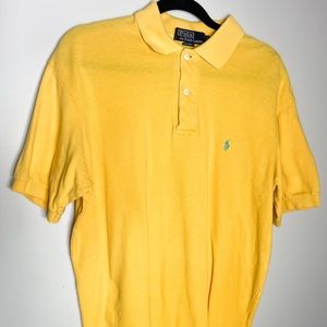 Vintage polo by Ralph Lauren yellow shirt